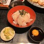 居酒屋　上半 - 宇和島鯛飯800円