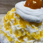 かき氷店 小桃 - 贅沢にキラキラの金箔つき〜♡