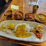 ゼロワンカレーA.o.D - カレー３種のミールス