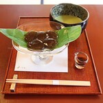 茶寮 宝泉 - わらび餅(1,400円)
                                抹茶(700円)