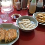 宇都宮みんみん・焼揚水の三餃子の揃い踏み♪