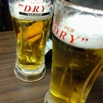 立ち飲み居酒屋 さくら - ワンコインセットの生ビール