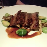 ル・ヴァンキャトル - 宮崎牛のサーロインのポアレ