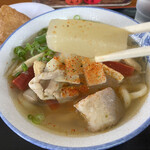 手打麺や 大島 - 根っこ野菜たくさん^ ^