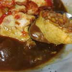 レストラン梢 - 最後にカレーとオムライスを一緒にパクリ
