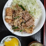 くわっちぃ食堂 青空 - 豚肉豆腐辛味噌