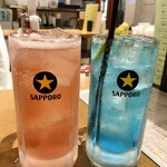 Hoteichan - もも塩レモンサワー、青いレモンサワー