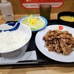 松屋 - 牛焼肉Ｗ定食大盛990円