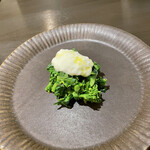 サルキッチン - 菜花のリコッタチーズ添え