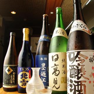 We are also particular about Japanese sake.