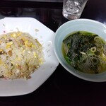 ラーメン かとちゃん - 半チャーハン 600円(税込)(2023年1月4日撮影)