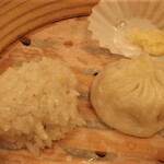 Tenshin - 小籠包　１コ￥195、もち米しゅうまい　１コ￥160