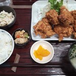 定食のむさしの - ザンギ定食@910