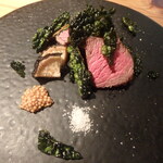 裕の輪 - 牛もも肉　黒キャベツ　黒大根　マスタード