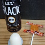 王者-23 - サービスで頂いたコーヒー、ゼリー、飴