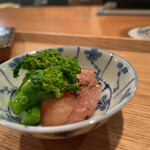 とりアロマ - ササミの昆布締め