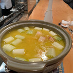 とりアロマ - むね肉の旨みが出るとこんなにも色が変わる！！！