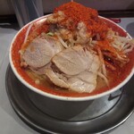 麺でる - 小ラーメン＋辛い奴