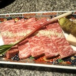 北海道焼肉 かねうし - 特上カルビ￥1870