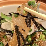 Fukuzushi - 特製ダレを付けた鰆の刺身