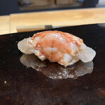 鮨 三心 - 車海老は独特の火入れ