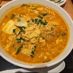 Hidakaya - チゲ味噌ラーメン。670円なり
                        セットの餃子抜きでこれだけを評価なら★★★★