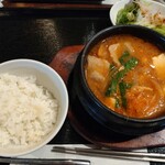 Botan En - オモニの豆腐チゲ（ご飯少な目）