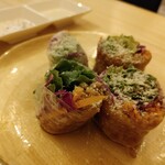 Fukuoka Harumaki Buru - 甘辛挽肉と彩り野菜の生はるまき　473円