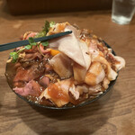 Sumibi Suteki Hidamari An - 3種盛肉丼　大