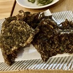 島唄楽宴 ぶんみゃあ - 230208水　沖縄　島唄楽宴ぶんみゃあ　もずく天ぷら670円