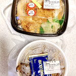 ほっともっと - 料理写真:ロースかつ丼　550→460円
海鮮中華あんかけ(おかずのみ)　640円