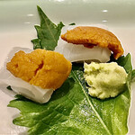 高鮨 - 槍烏賊・馬糞雲丹