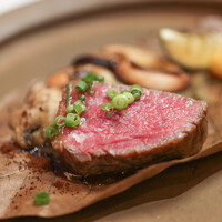 坐漁荘 - 宮崎牛 フィレ肉 朴葉焼き☆