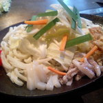 Okonomiyaki Sousuke - イカ焼きうどん