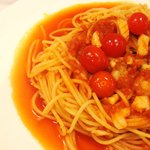 Cafeひととき - 800円ランチ(シーフードアラビアータ)