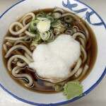 根の上そば 梅信亭 - とろろうどん¥550-(2023/02/15)