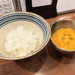 魚菜屋 常峰 - 春巻きの卵でTKG♡