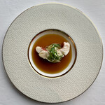 広東料理 センス - ④金目鯛の葱生姜蒸し
            ～静岡産金目鯛を中国醤油と魚醤を合わせたソースで
            