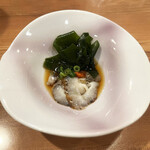魚菜屋 常峰 - お通し（なまこポン酢）