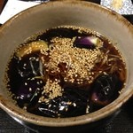 つけ汁うどん　野澤 - 茄子汁うどん(680円)