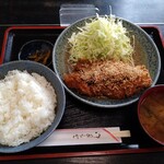 かつどんのかつどん家 - ヤンニョムチキンかつ定食(ご飯大盛)880円