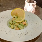 西麻布OkSan Bar&Dining - 小エビとアボカドのタルタル