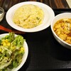 珉珉 - ミニ麻婆麺と炒飯セット900円