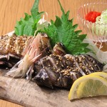 四恩鶏の炙りタタキ