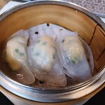 三茶酒家 香港バル213 - 海老韮餃子