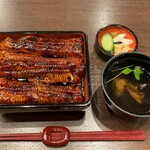 川魚 根本 - うな重（上）・肝吸い