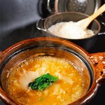 푹신 푹신 푹신한 쌀 Thick sauce Shark fin and Dashi rice