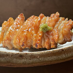 炭焼 おかげさん - 伊達鶏手羽先の先の皮