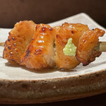 炭焼 おかげさん - 丹羽黒鶏首皮