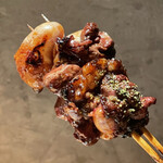 炭焼 おかげさん - 伊勢赤鶏背肝